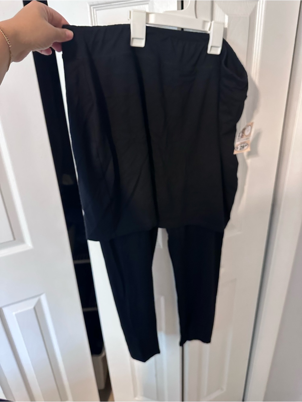 Eileen Fisher Black skirt and legging combo - Picture 4 of 8